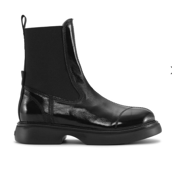 Ganni Everyday Leather Mid Chelsea Boot - Picture 4 of 17